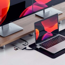 Разветвитель для MacBook Pro Satechi Type-C Dual (ST-TCDMMAS)