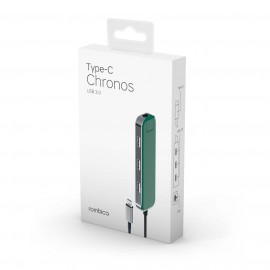 Разветвитель для компьютера Rombica Type-C Chronos Green (TC-00252)