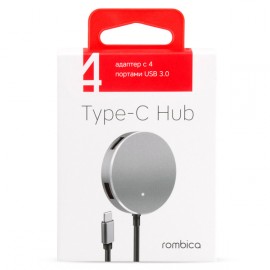 Разветвитель для компьютера Rombica Type-C Hub Metal (TC-00060)