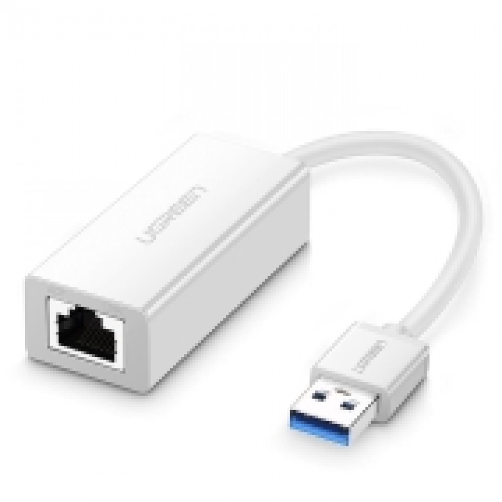 Разветвитель для компьютера uGreen CR111 USB 3.0 Gigabit Ethernet Adapter Wh