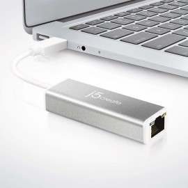 Разветвитель для компьютера j5create USB Type-A 3.0 - Gigabit Ethernet (JUE130)