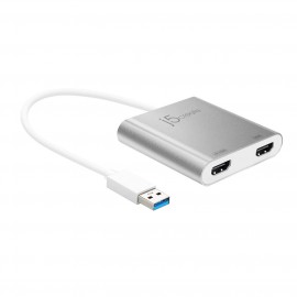 Разветвитель для компьютера j5create USB Type-A 3.0 - два HDMI (JUA365)