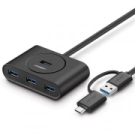 Разветвитель для компьютера uGreen CR113 USB 3.0 Hub with USB-C Port