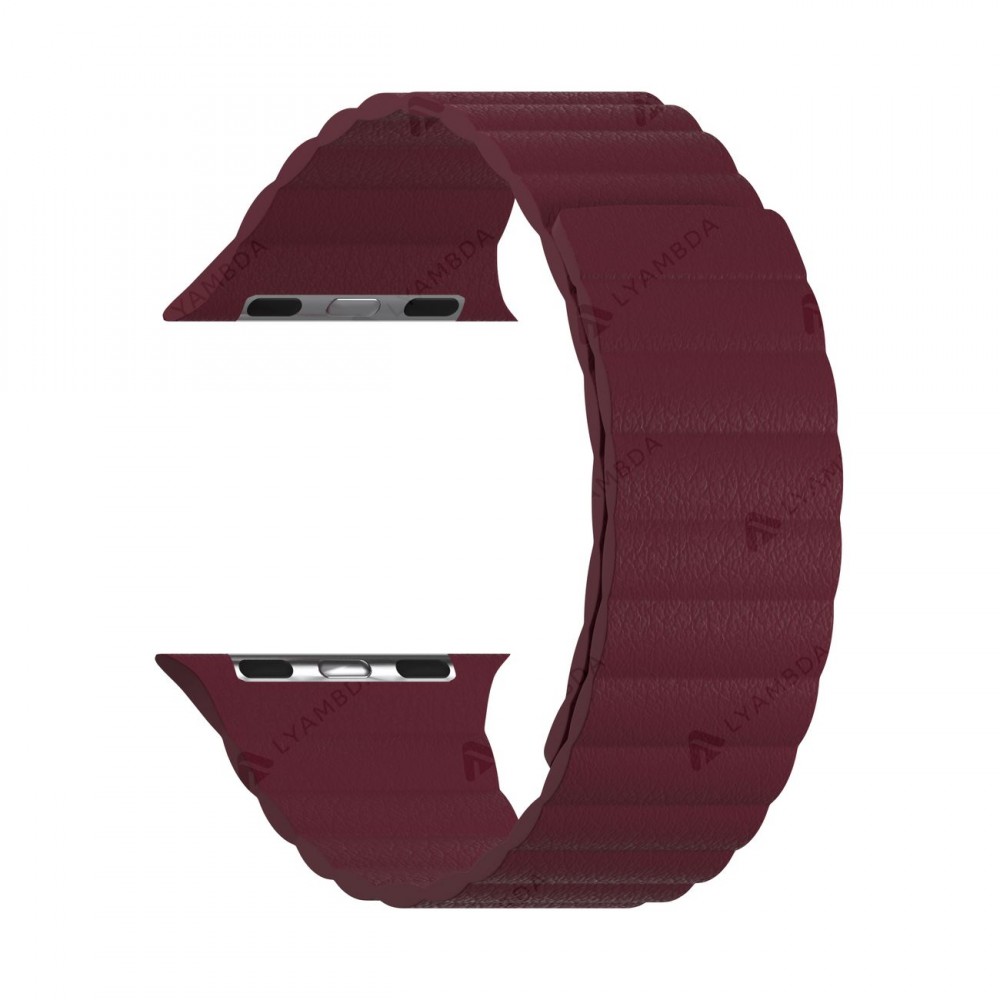 Ремешок LYAMBDA 42/44mm POLLUX DSP-24-44-WR Wine red