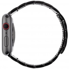 Ремешок InterStep MAGNY для Apple Watch 42mm&44mm, сталь, чёрный