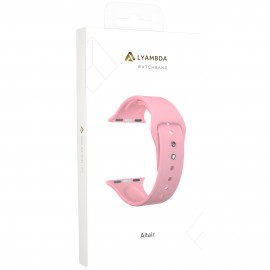 Силиконовый ремешок для Apple Watch 38/40/41 mm LYAMBDA ALTAIR DS-APS08-40-PK Pink