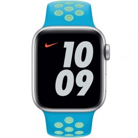 Ремешок Apple 40mm Chlorine Blue/Green Glow Nike SpBand Regular