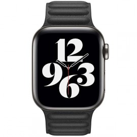 Ремешок Apple 40mm Black Leather Link Small (MY9A2ZM/A)