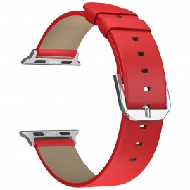 Кожаный ремешок для Apple Watch 38/40/41 mm LYAMBDA MINTAKA DSP-14-40 Red