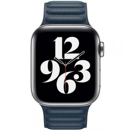 Ремешок Apple 40mm Baltic Blue Leather Link Large (MY992ZM/A)