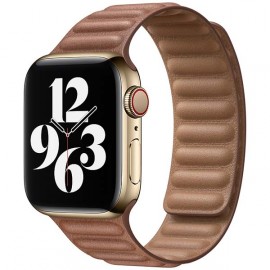 Ремешок Apple 40mm Saddle Brown Leather Link Large (MY972ZM/A)