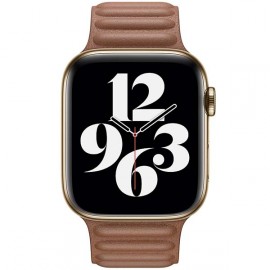 Ремешок Apple 44mm Saddle Brown Leather Link Small (MY9H2ZM/A)