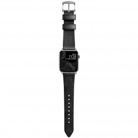 Ремешок Nomad Modern Strap 44/42mm, Black/Silver (NM1A41SM00)