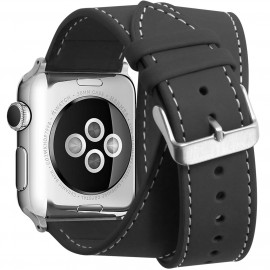 Ремешок Cozistyle Double Tour Leather Watch Band Black