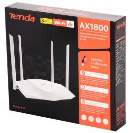 Wi-Fi роутер Tenda RX3 Wi-Fi 6 AX1800