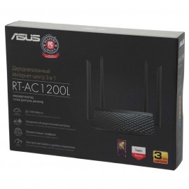 Wi-Fi роутер ASUS RT-AC1200L (90IG0550-BR3400)