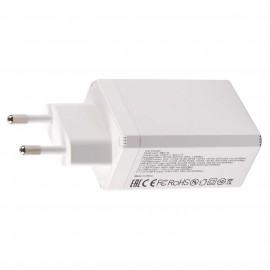 Сетевой адаптер для MacBook Barn&Hollis B&H-55 USB Type-C QC3.0 PD65 с каб.Type-C белый