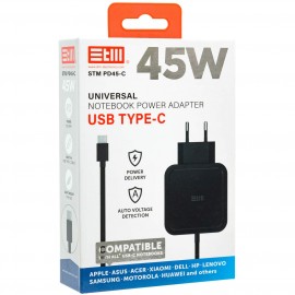 Сетевой адаптер для ноутбуков STM PD45-C (USB TYPE C ADAPTER)