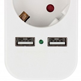 Сетевой фильтр Sven SF-05LU 3,0м, 5 розеток, 2 USB, White (SV-017415)