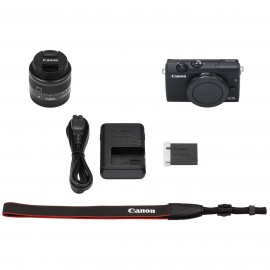 Фотоаппарат системный Canon EOS M200 BK M15-45