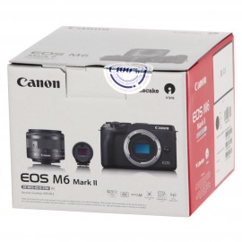 Фотоаппарат системный Canon EOS M6 Mark II M15-45 S + EVF