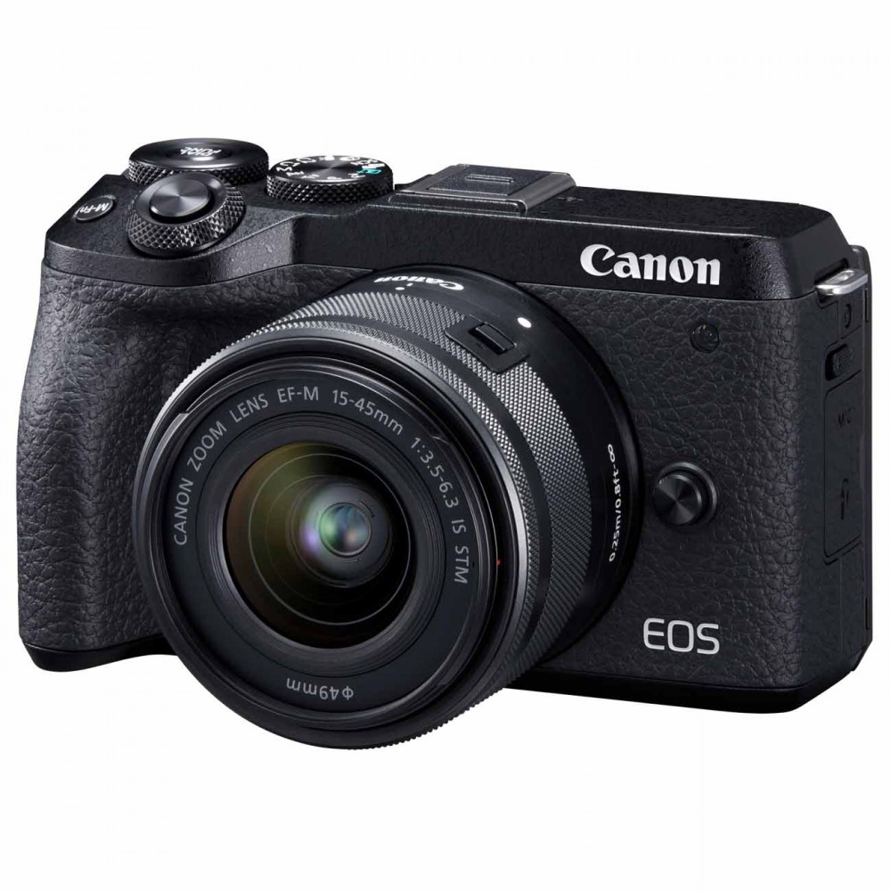 Фотоаппарат системный Canon EOS M6 Mark II M15-45 S + EVF