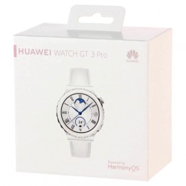 Смарт-часы HUAWEI GT 3 Pro Silver Bezel White Leather (FRG-B19)