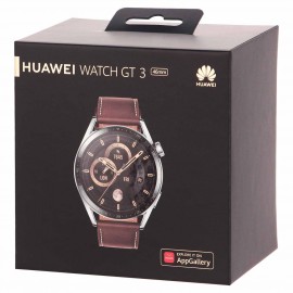 Смарт-часы HUAWEI GT 3 JPT-B19 Stainless Steel / Brown Leather