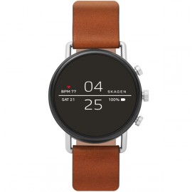 Смарт-часы Skagen Falster 2 Silver / Brown Leather 