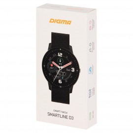 Смарт-часы Digma Smartline D3 1.3'' TFT Black (D3B)