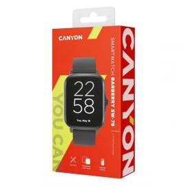 Смарт-часы Canyon Barberry SW-79 Black (CNS-SW79BB)