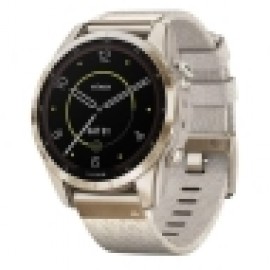 Смарт-часы Garmin Fenix 7S Sapphire Solar Cream Gold with Nylon