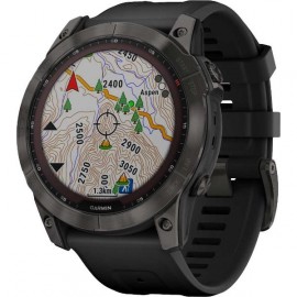 Смарт-часы Garmin Fenix 7X Sapphire Solar Black DLC Titanium