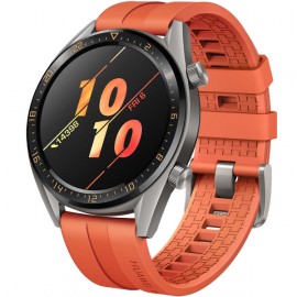 Смарт-часы HUAWEI Watch GT Active Titanium Grey, рем. Orange 