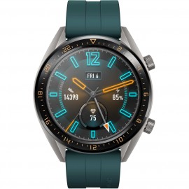 Смарт-часы HUAWEI Watch GT Active Titanium Grey, рем. Dark Green 