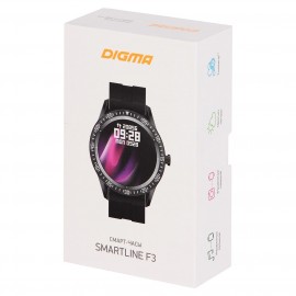 Смарт-часы Digma Smartline F3 1.28'' TFT Black (F3B)