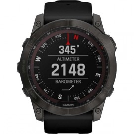 Смарт-часы Garmin Fenix 7X Sapphire Solar угольно-серые