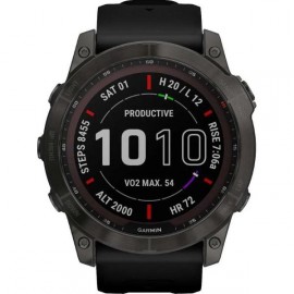 Смарт-часы Garmin Fenix 7 Sapphire Solar Black Band 