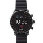 Смарт-часы Fossil Gen 4 - Explorist HR Black Silicone