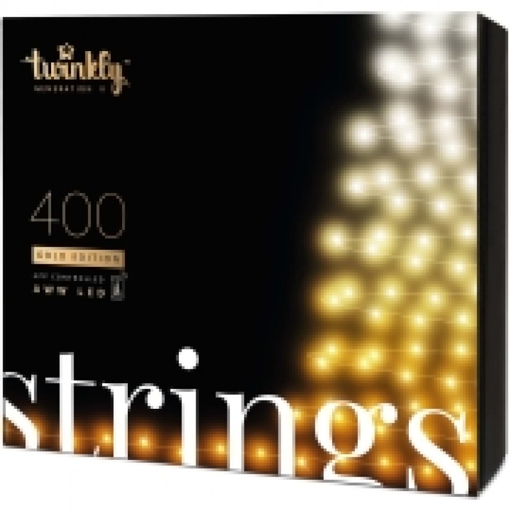 Смарт гирлянда Twinkly Strings 400 WW LEDs