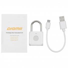 Smart гаджет Digma умный навесной замок SmartLock P1 White (SLP1)