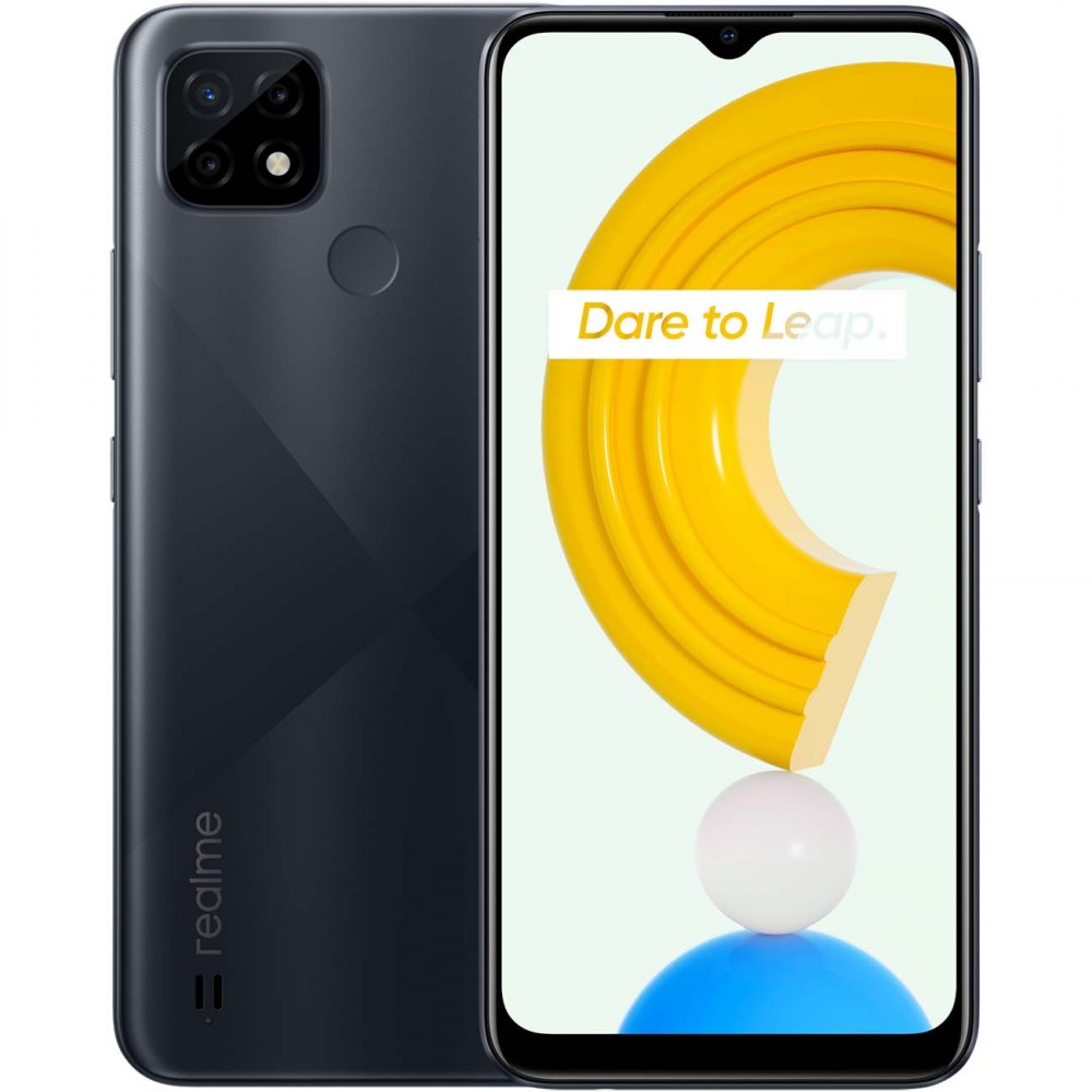 Смартфон realme C21 3+32GB Cross Black (RMX3201)