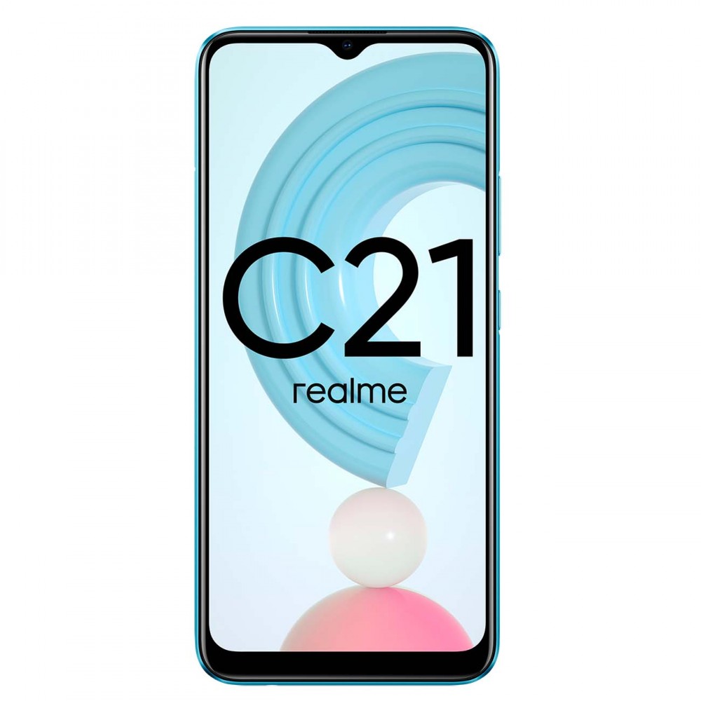 Смартфон realme C21 4+64GB Cross Blue (RMX3201)