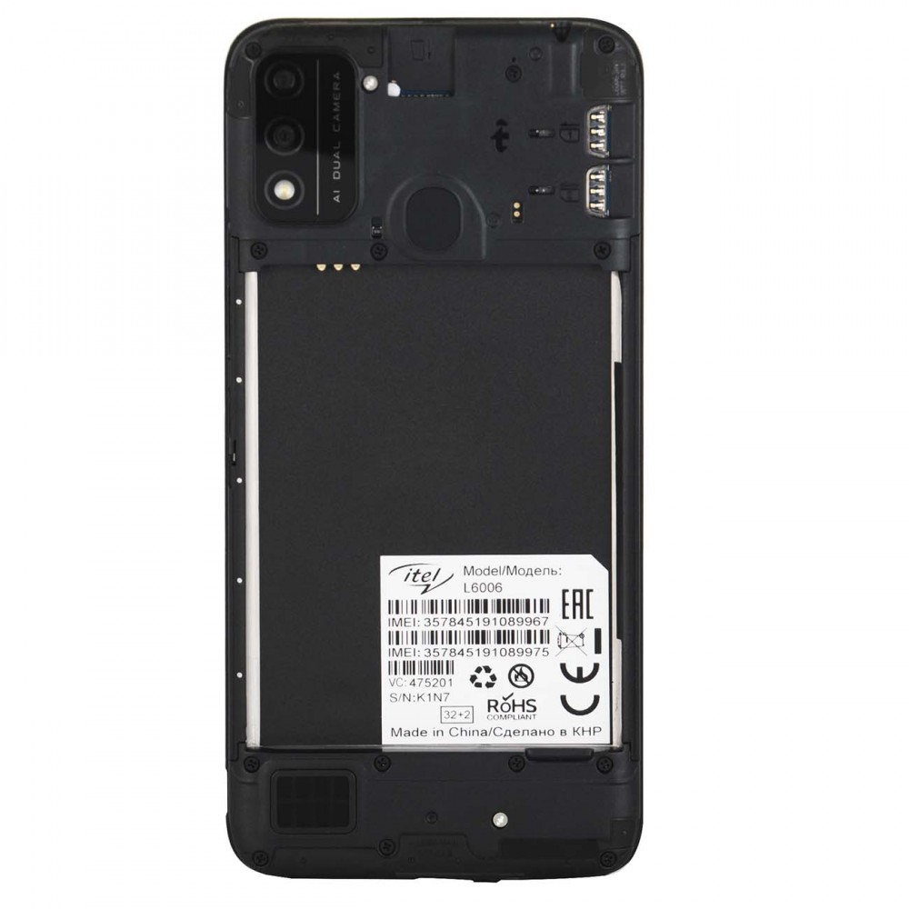 Смартфон Itel A48 DS Black (L6006) - купить по выгодной стоимости с  доставкой по Москве из интернет-магазина Lostelecom