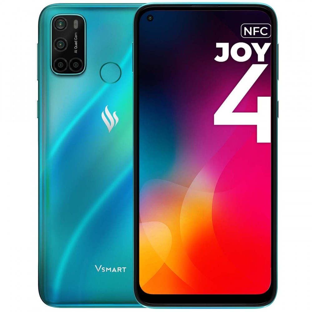 Смартфон Vsmart Joy 4 4+64GB Turquoise (V441E) - купить по низкой цене с  доставкой по Москве из интернет-магазина Lostelecom