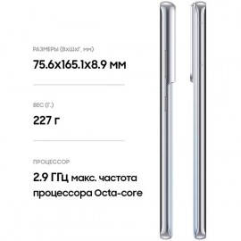 Смартфон Samsung Galaxy S21 Ultra 128GB Phantom Silver (SM-G998B)