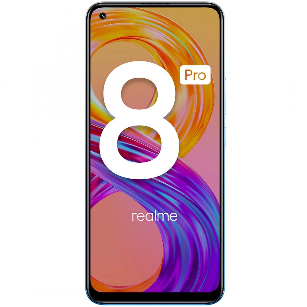 Смартфон realme 8 PRO 6+128GB Infinite Blue (RMX3081) - купить по низкой  цене с доставкой по Москве из интернет-магазина Lostelecom