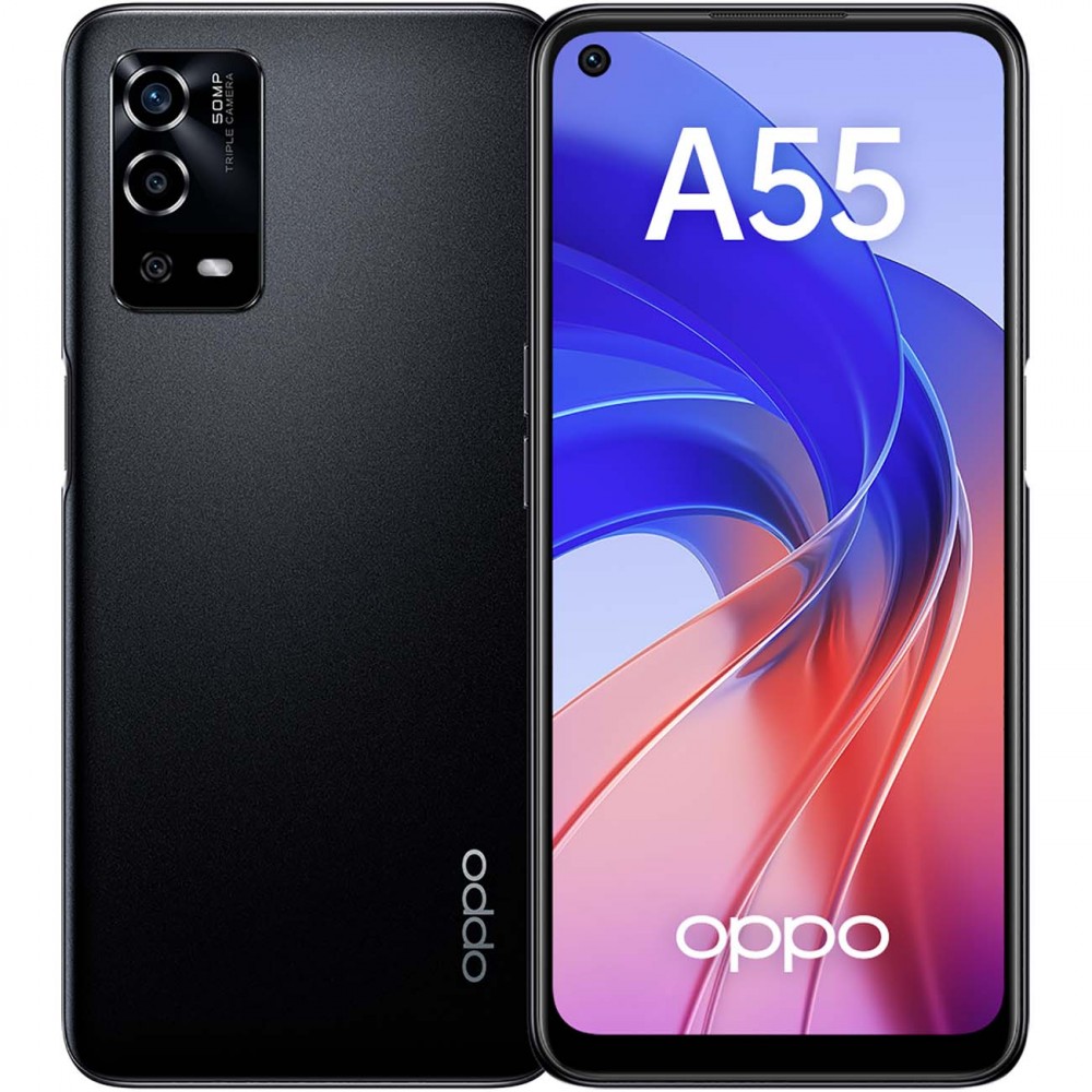 Смартфон OPPO A55 4+64GB Black (CPH2325)