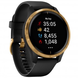 Спортивные часы Garmin Venu Black/Gold (010-02173-33)