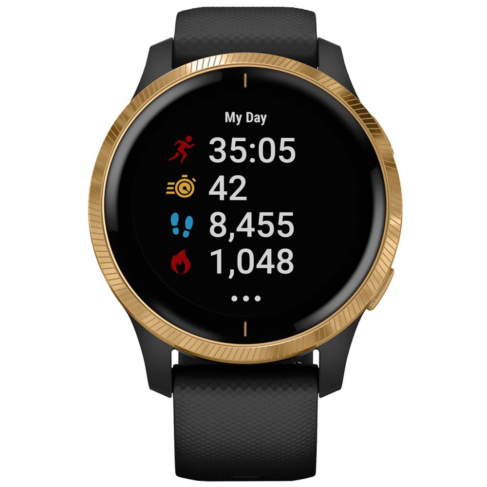 Спортивные часы Garmin Venu Black/Gold (010-02173-33)